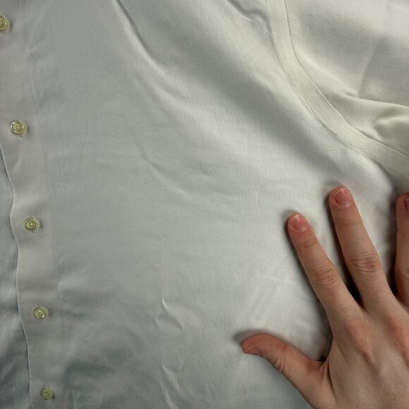 Brooks Brothers Non-Iron White 17 35 Cotton Regular Mens Button Up Shirt Adult - Picture 16 of 16